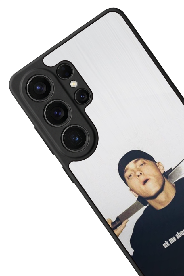 Samsung Galaxy S26 Ultra Uyumlu Eminem Tasarımlı Glossy Premium Kılıf