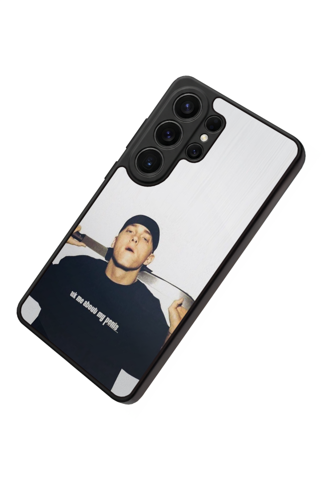 Samsung Galaxy S26 Ultra Uyumlu Eminem Tasarımlı Glossy Premium Kılıf