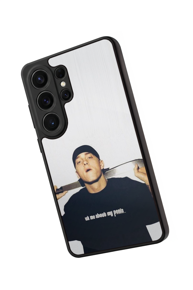 Samsung Galaxy S26 Ultra Uyumlu Eminem Tasarımlı Glossy Premium Kılıf