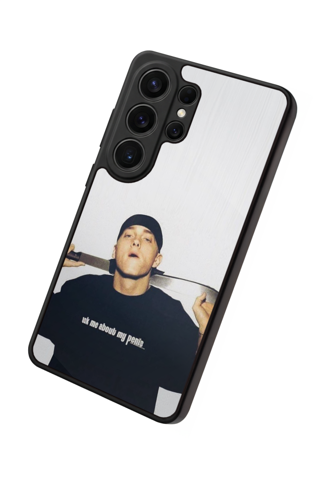 Samsung Galaxy S26 Ultra Uyumlu Eminem Tasarımlı Glossy Premium Kılıf