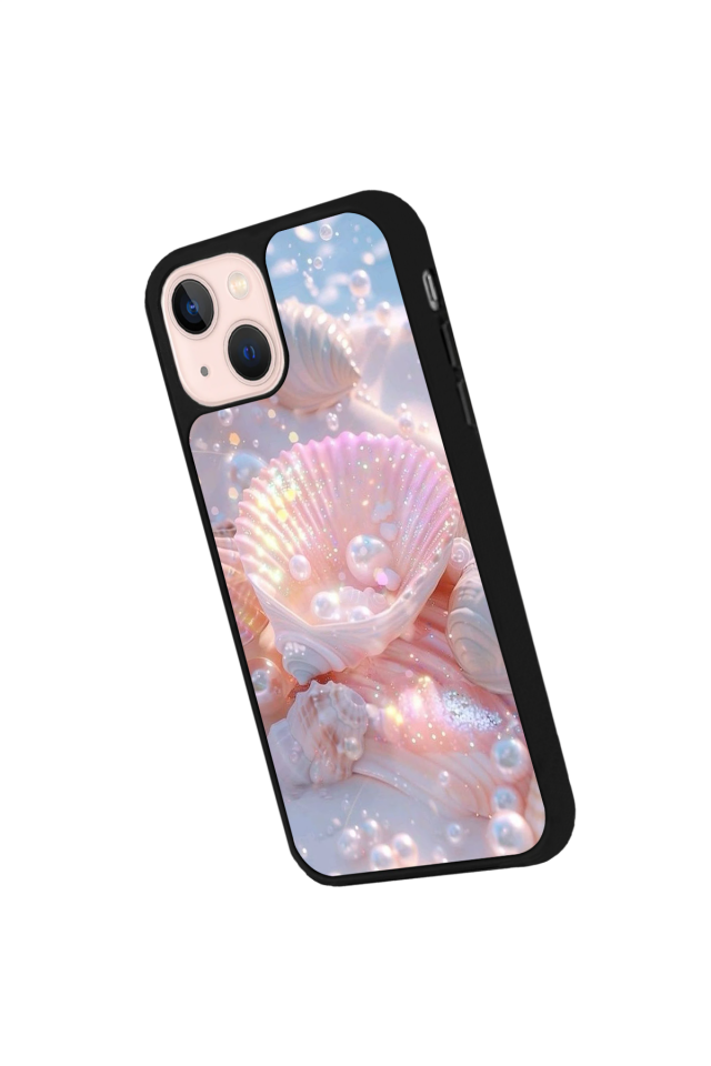 iPhone 14 Plus Uyumlu  İnci Tasarımlı Glossy Premium Kılıf