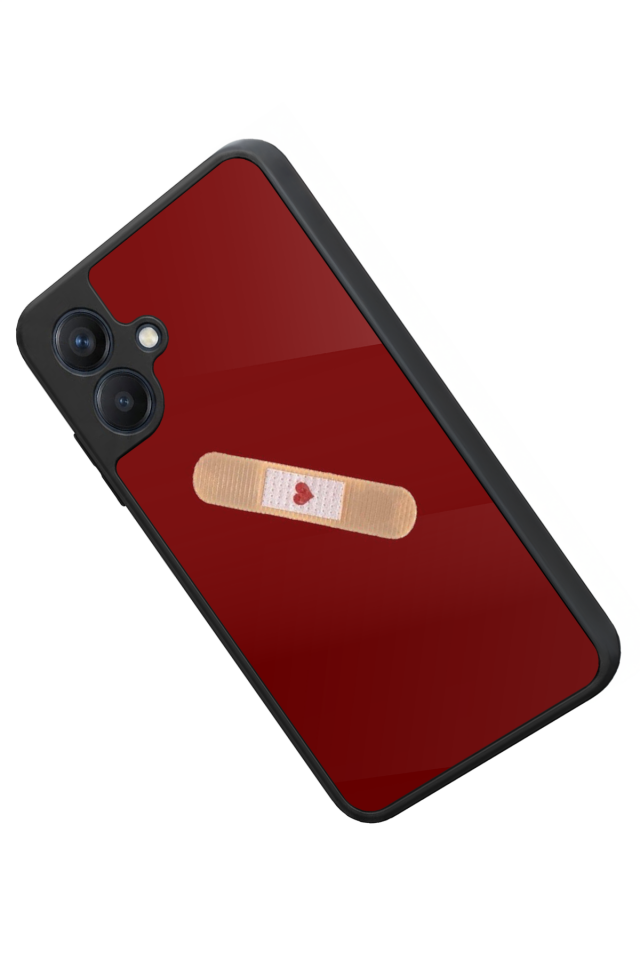Samsung Galaxy A07 Uyumlu Kalp Love Tasarımlı Glossy Premium Kılıf
