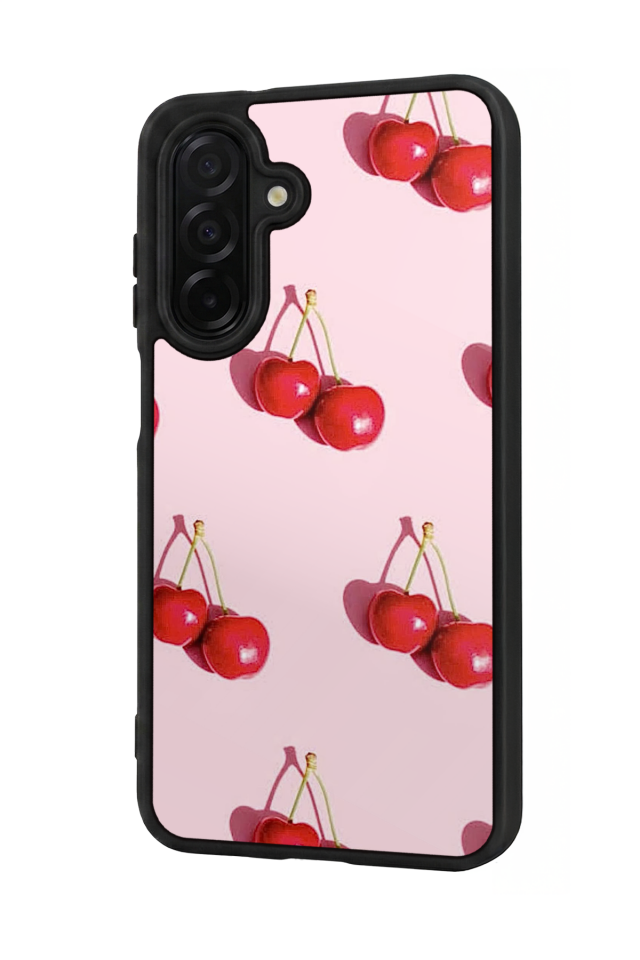 Samsung Galaxy A36 Uyumlu Kiraz Tasarımlı Glossy Premium Kılıf