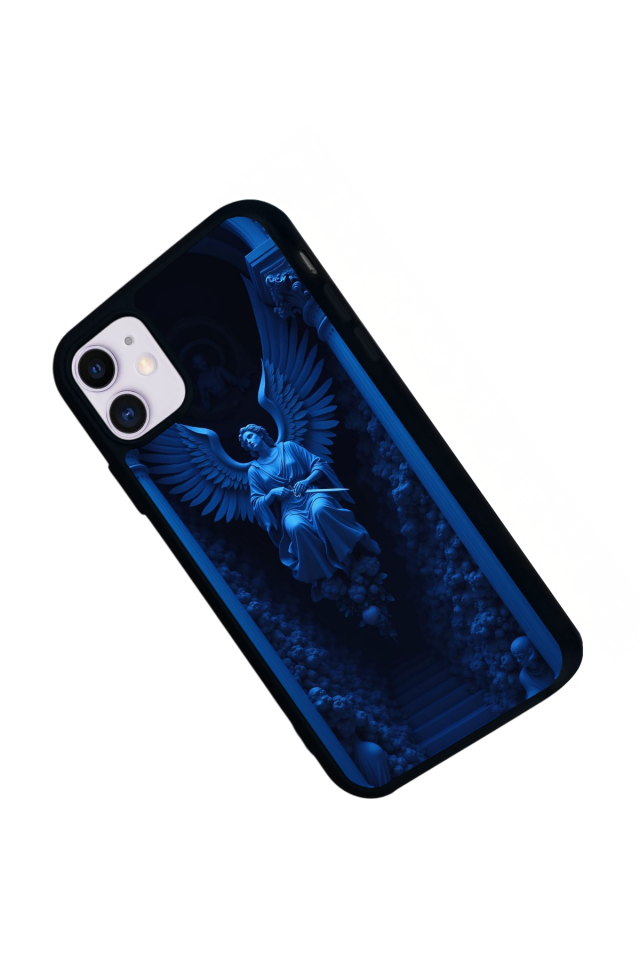 iPhone 11 Uyumlu Melek Tasarımlı Glossy Premium Kılıf