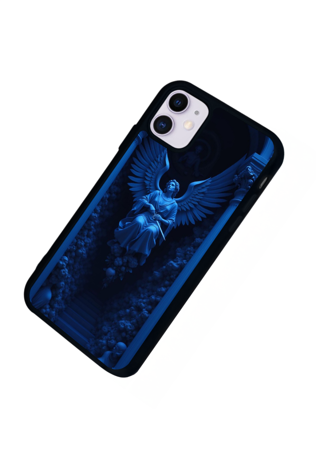 iPhone 11 Uyumlu Melek Tasarımlı Glossy Premium Kılıf