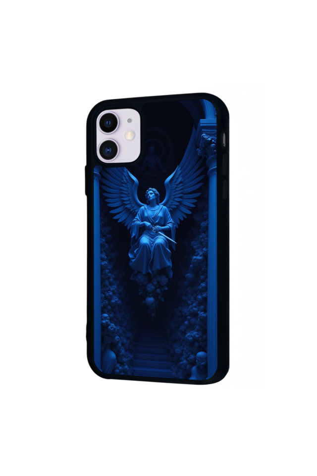 iPhone 11 Uyumlu Melek Tasarımlı Glossy Premium Kılıf