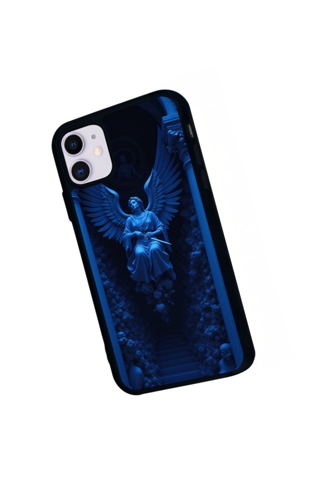 iPhone 11 Uyumlu Melek Tasarımlı Glossy Premium Kılıf