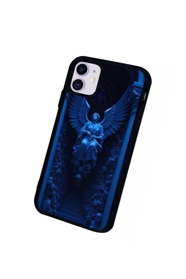 iPhone 11 Uyumlu Melek Tasarımlı Glossy Premium Kılıf