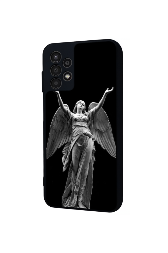 Samsung Galaxy A13 Uyumlu Melek Tasarımlı Glossy Premium Kılıf