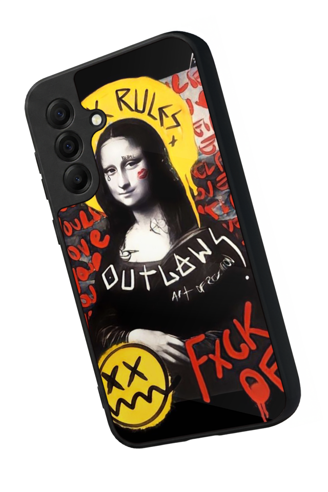 Samsung Galaxy A17 Uyumlu Monalisa Tasarımlı Glossy Premium Kılıf