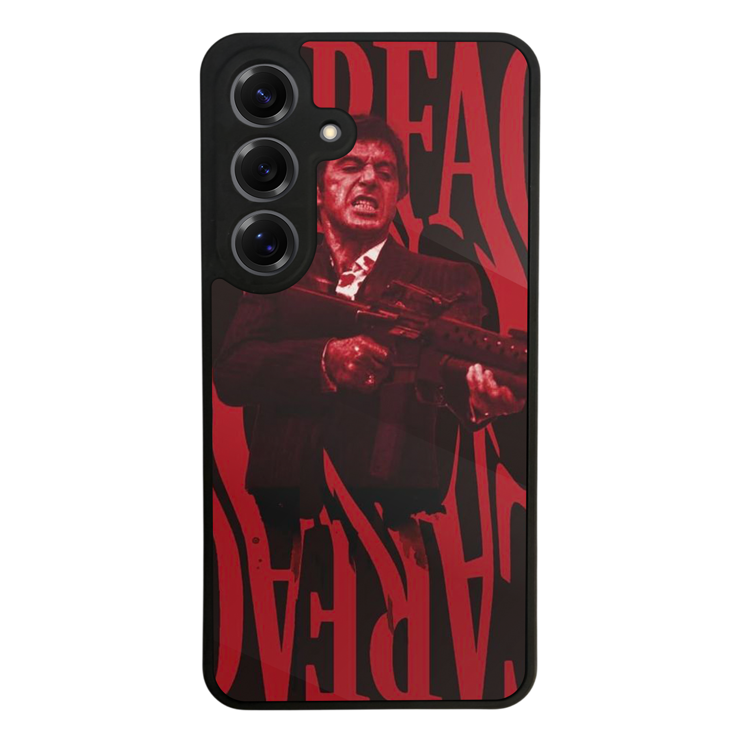 Samsung Galaxy S25 Uyumlu Scarface Tasarımlı Glossy Premium Kılıf