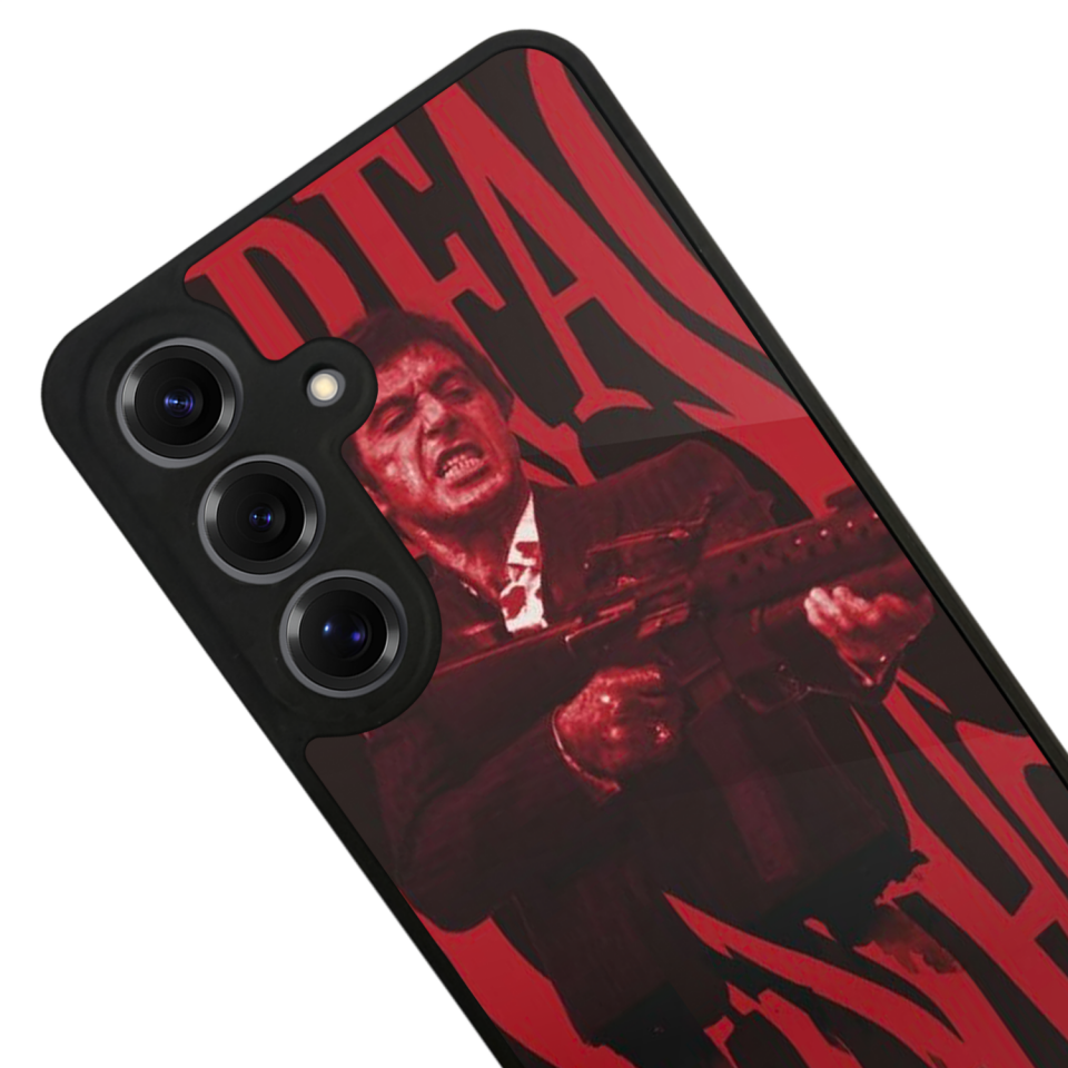 Samsung Galaxy S25 Uyumlu Scarface Tasarımlı Glossy Premium Kılıf