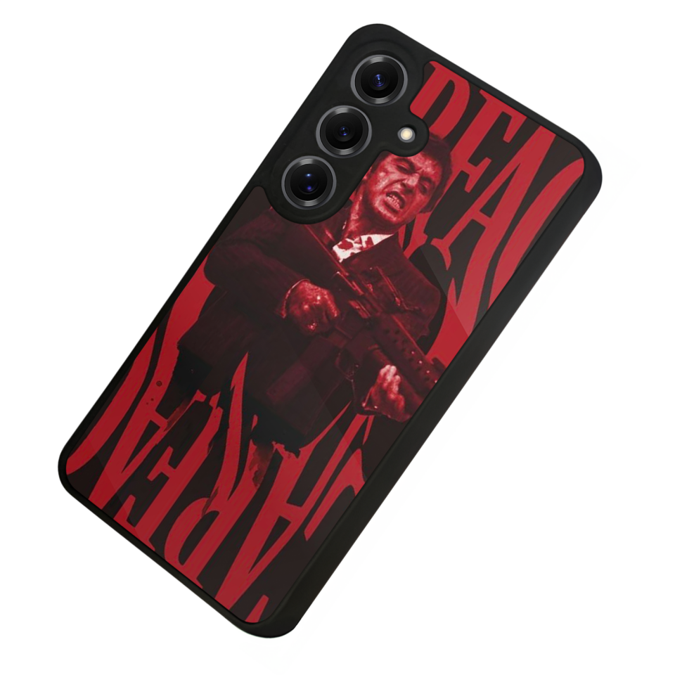 Samsung Galaxy S25 Uyumlu Scarface Tasarımlı Glossy Premium Kılıf