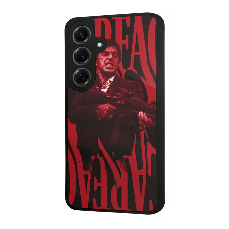Samsung Galaxy S25 Uyumlu Scarface Tasarımlı Glossy Premium Kılıf