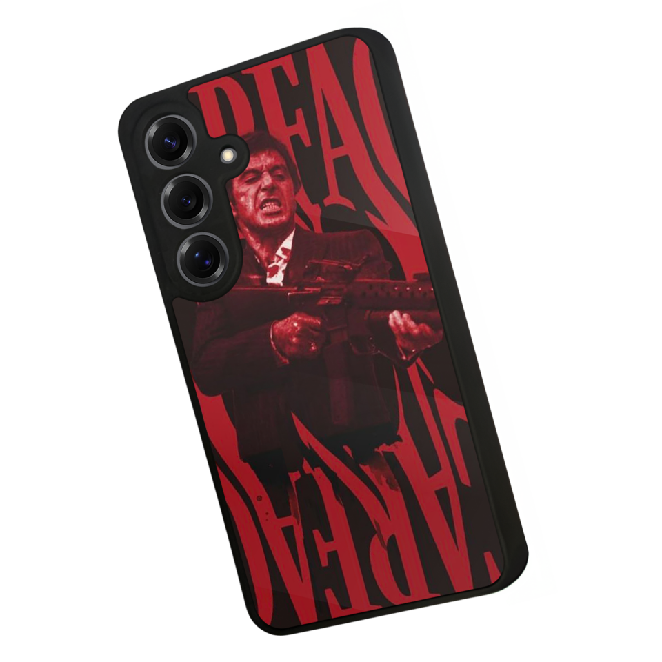 Samsung Galaxy S25 Uyumlu Scarface Tasarımlı Glossy Premium Kılıf