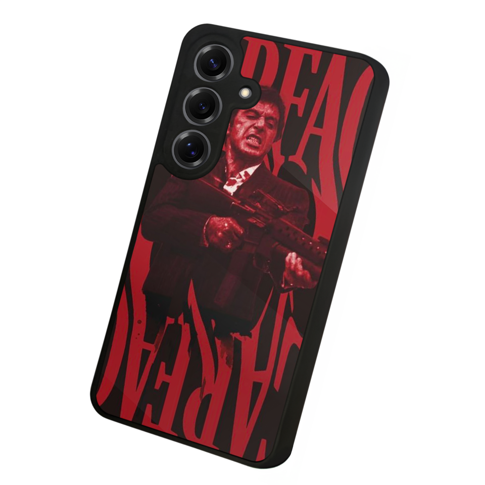 Samsung Galaxy S25 Uyumlu Scarface Tasarımlı Glossy Premium Kılıf