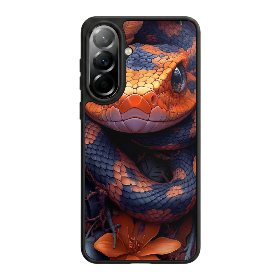 Samsung Galaxy A37 Uyumlu Yılan Tasarımlı Glossy Premium Kılıf