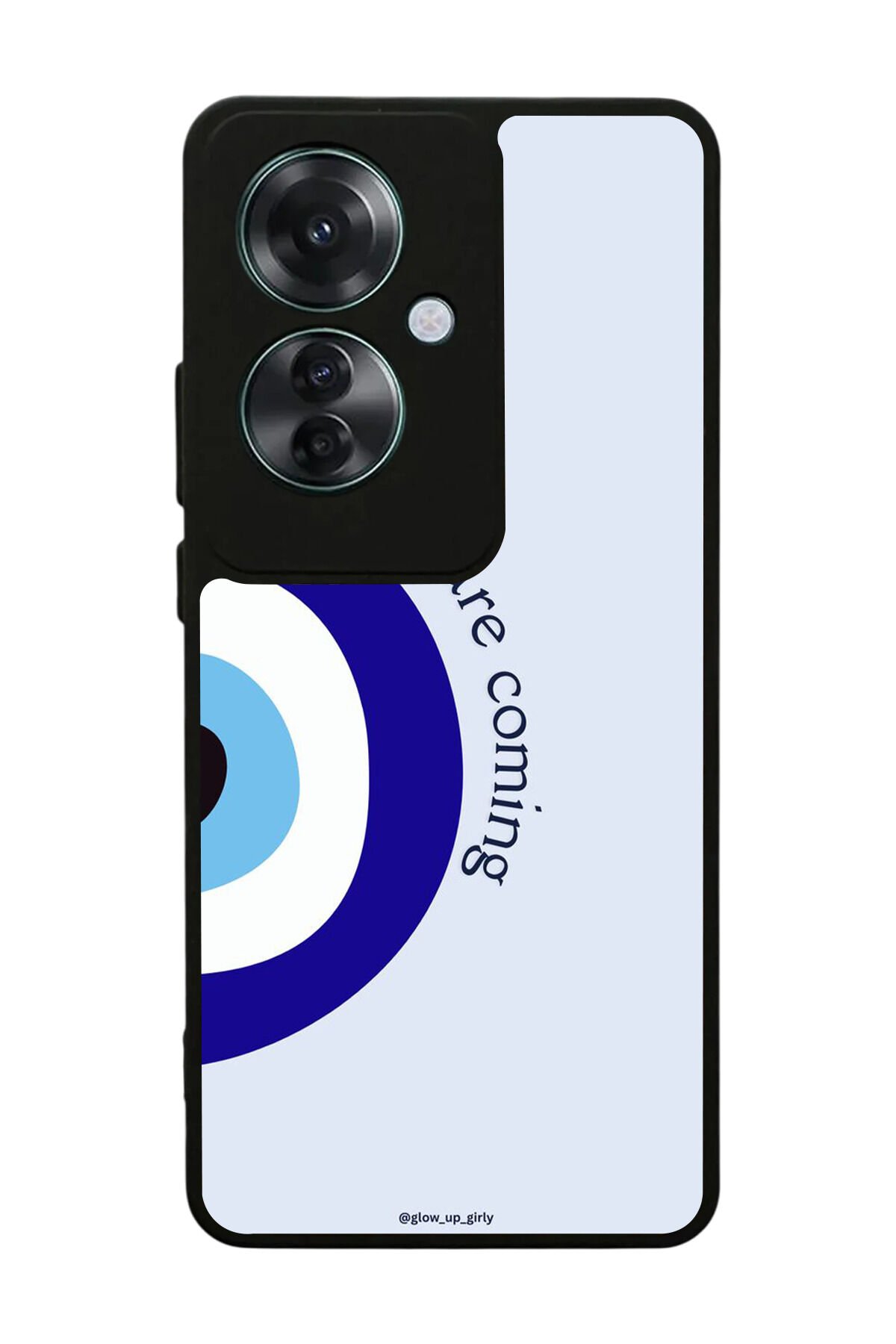 Oppo Reno 11F Uyumlu Nazar Tasarımlı Glossy Premium Kılıf