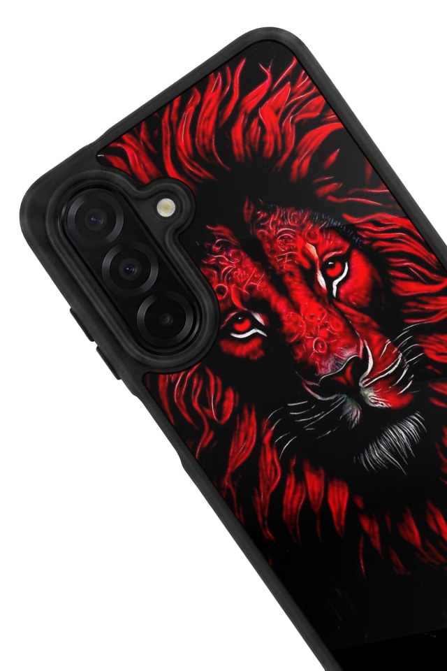 Samsung Galaxy A26 Uyumlu Aslan Tasarımlı Glossy Premium Kılıf