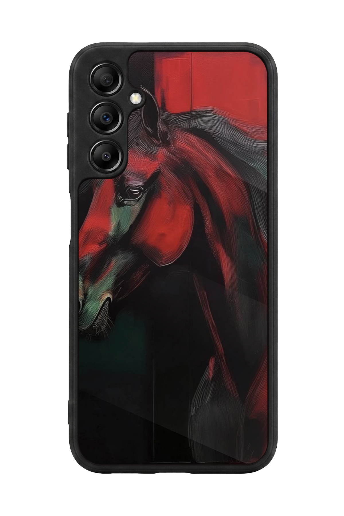 Samsung Galaxy A14 Uyumlu At Horse Tasarımlı Glossy Premium Kılıf