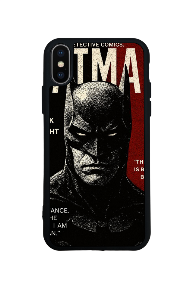 iPhone XS Max Uyumlu Batman Tasarımlı Glossy Premium Kılıf