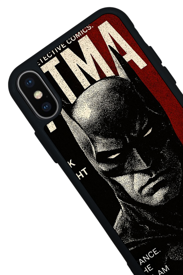iPhone XS Max Uyumlu Batman Tasarımlı Glossy Premium Kılıf