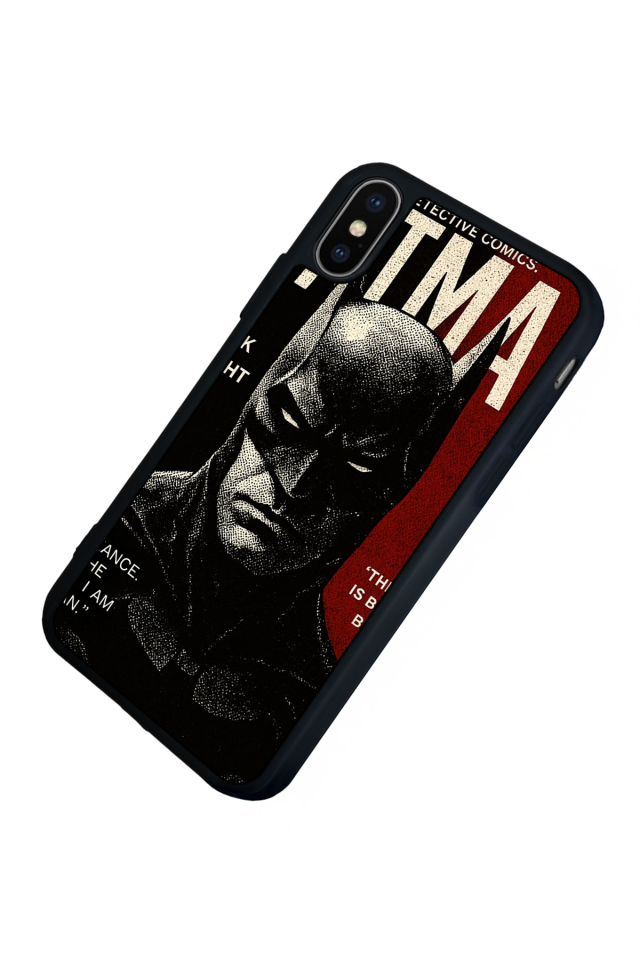 iPhone XS Max Uyumlu Batman Tasarımlı Glossy Premium Kılıf