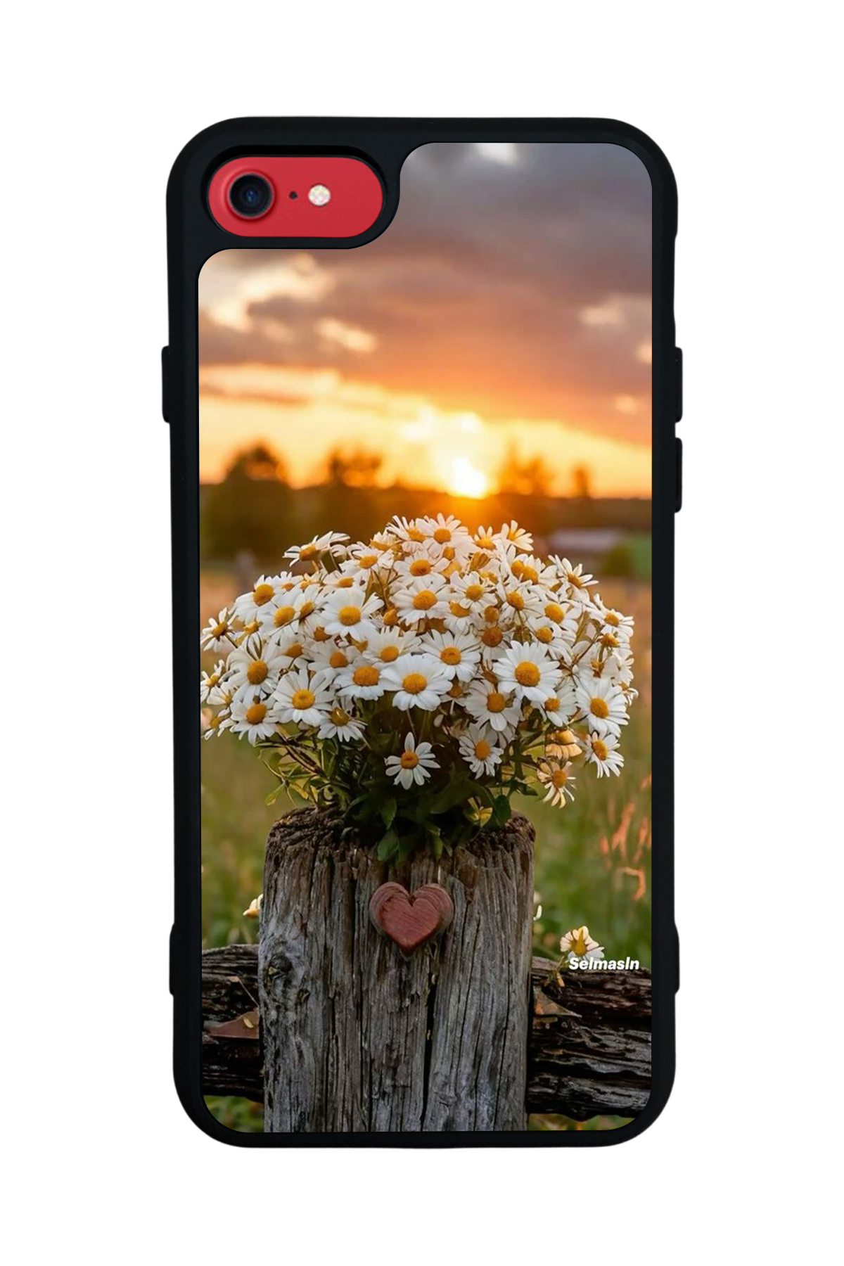 iPhone 7 Uyumlu Cicek Tasarımlı Glossy Premium Kılıf