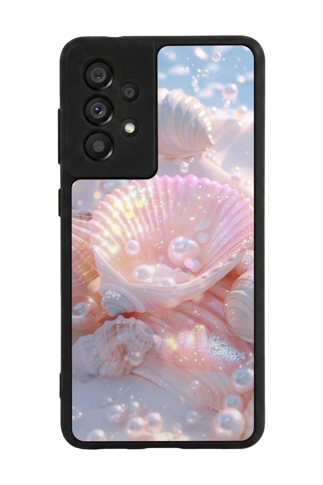 Samsung Galaxy A73 Uyumlu  İnci Tasarımlı Glossy Premium Kılıf