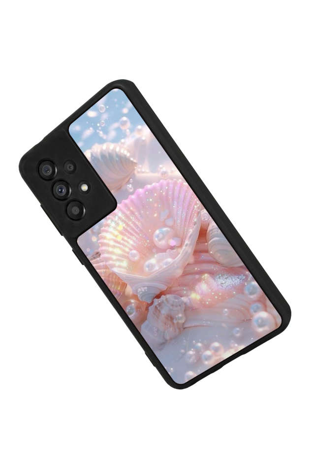 Samsung Galaxy A73 Uyumlu  İnci Tasarımlı Glossy Premium Kılıf