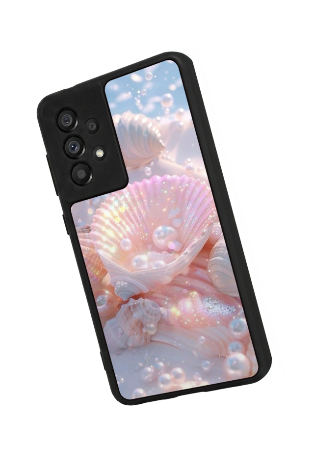 Samsung Galaxy A73 Uyumlu  İnci Tasarımlı Glossy Premium Kılıf