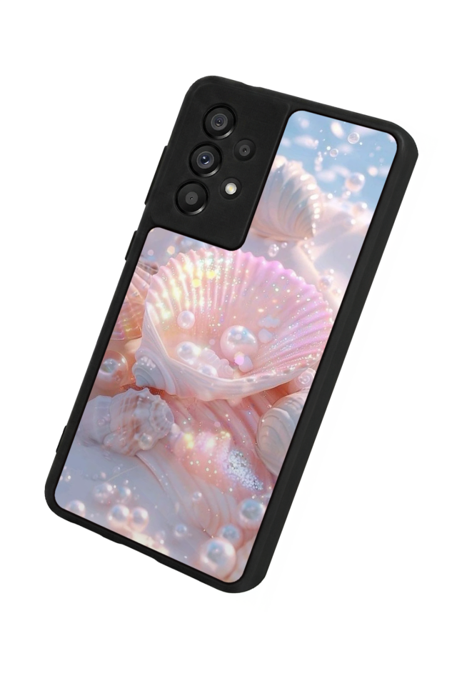 Samsung Galaxy A73 Uyumlu  İnci Tasarımlı Glossy Premium Kılıf