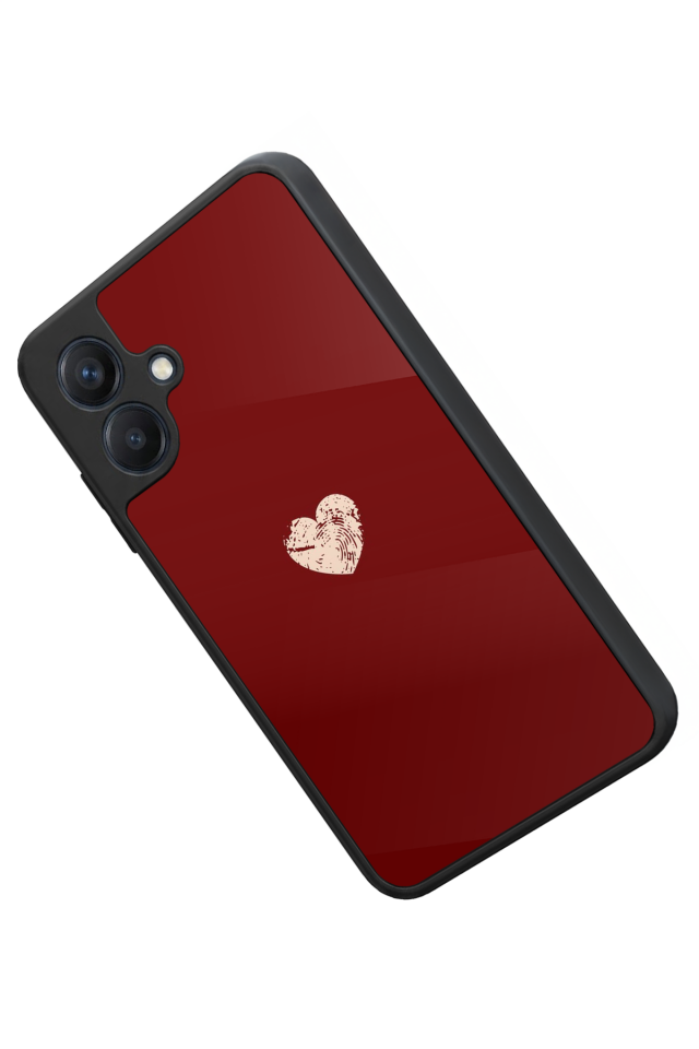 Samsung Galaxy A07 Uyumlu Kalp Love Tasarımlı Glossy Premium Kılıf