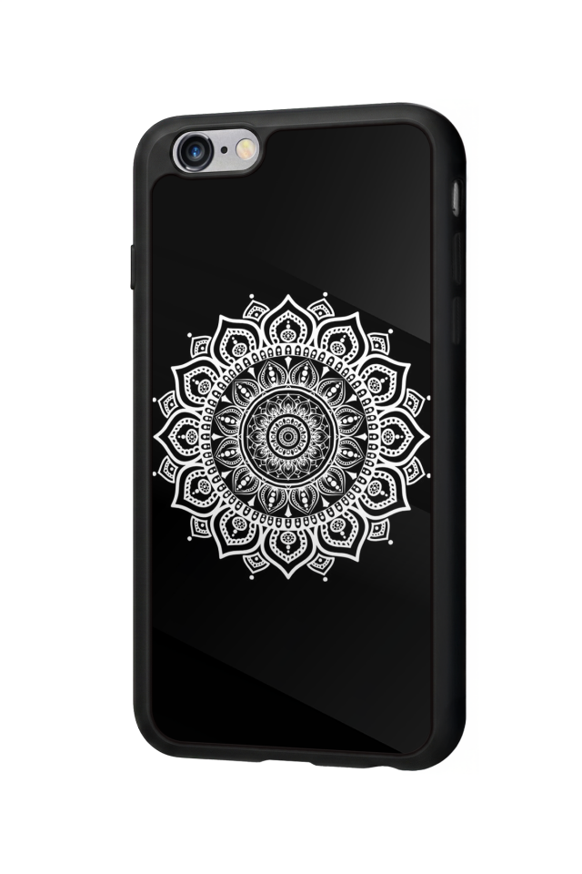 iPhone 6s Plus Uyumlu Mandala Tasarımlı Glossy Premium Kılıf