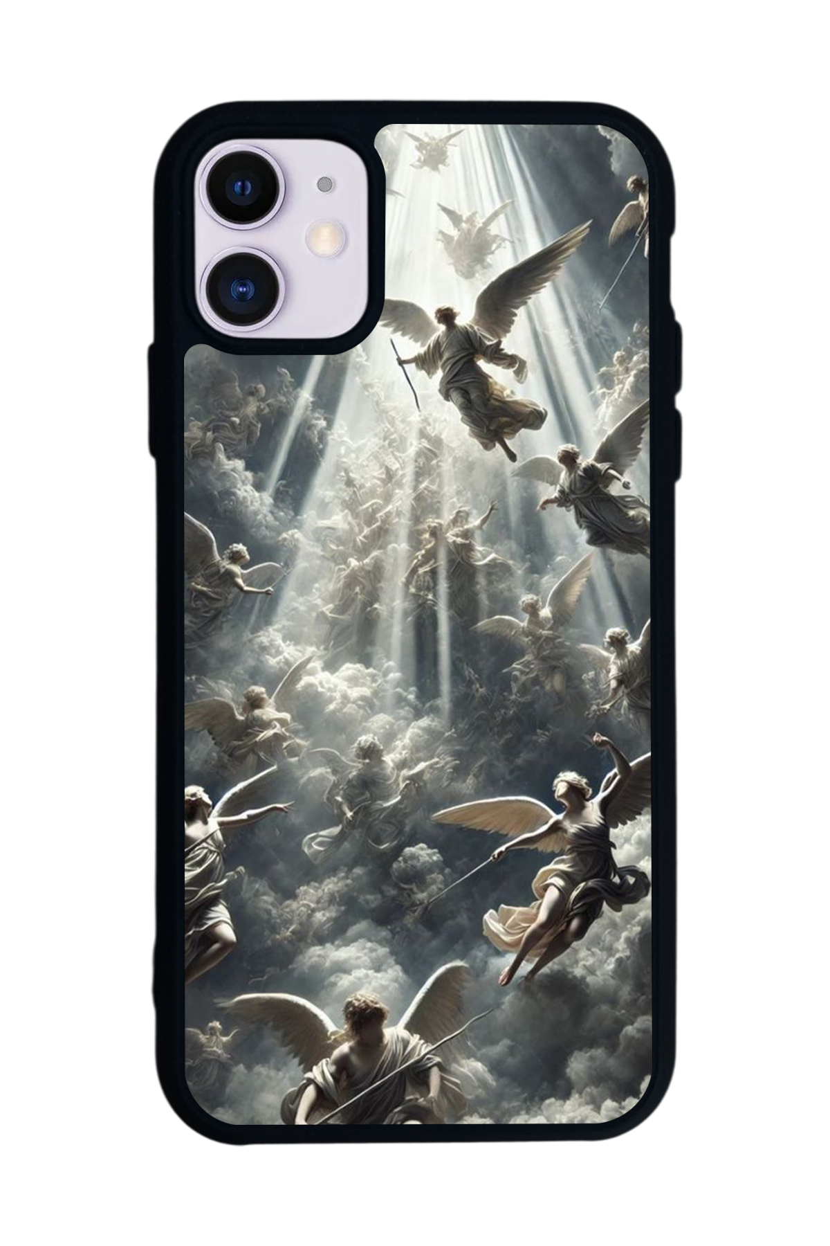 iPhone 11 Uyumlu Melek Tasarımlı Glossy Premium Kılıf