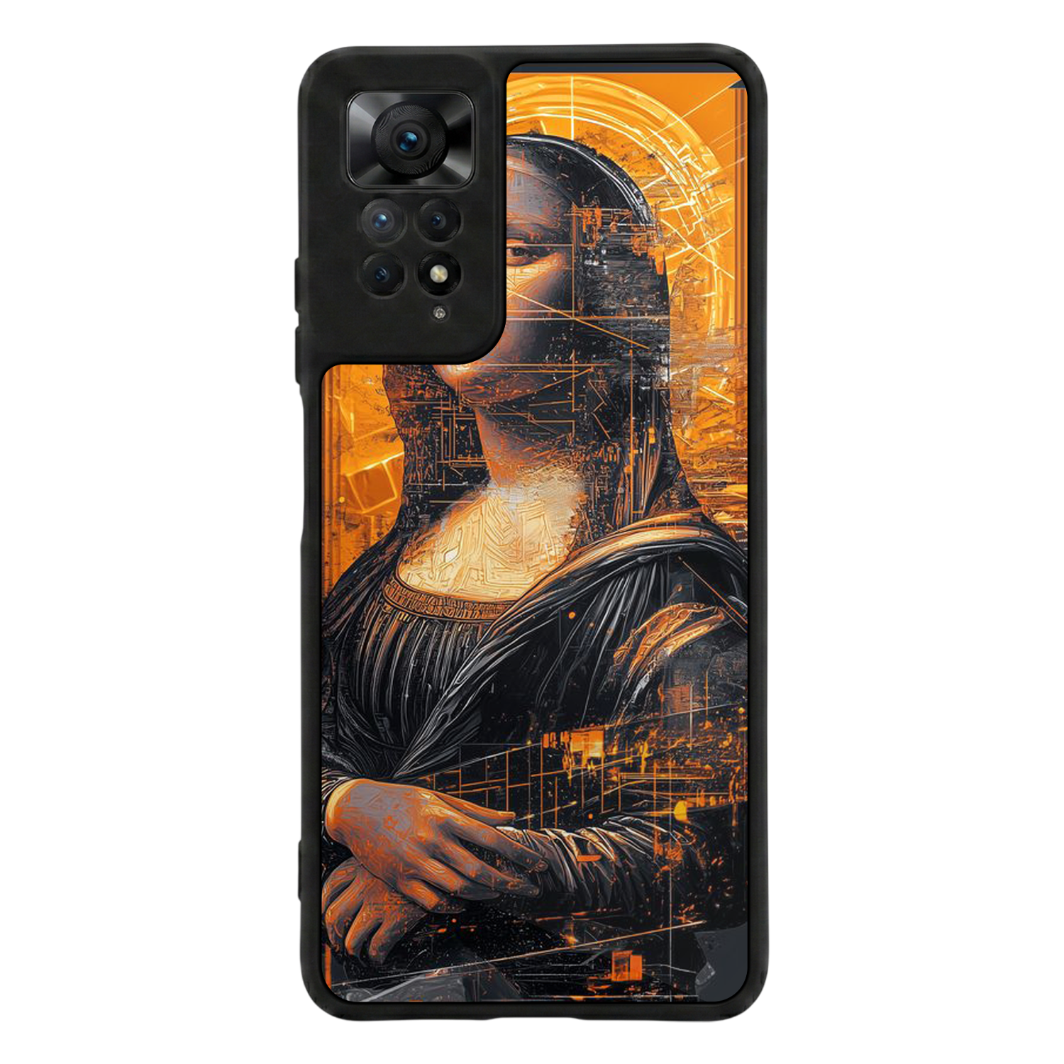 Xiaomi Redmi Note 11 Pro Uyumlu Monalisa Tasarımlı Glossy Premium Kılıf