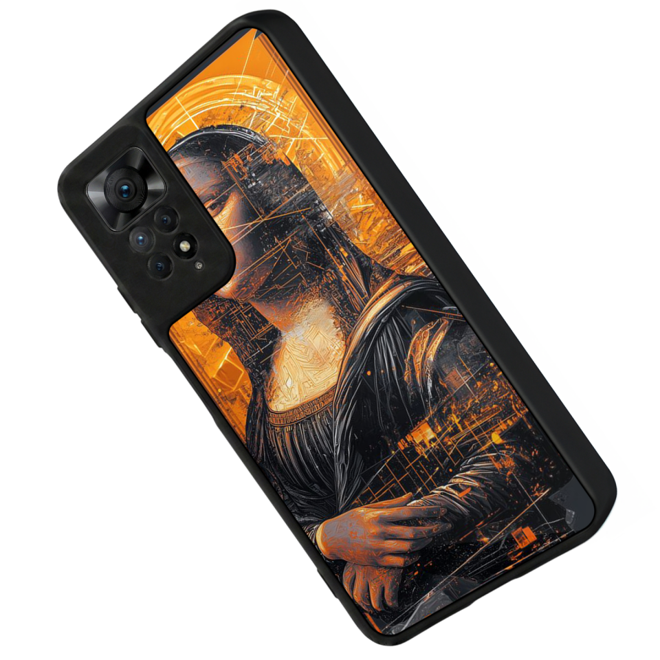 Xiaomi Redmi Note 11 Pro Uyumlu Monalisa Tasarımlı Glossy Premium Kılıf