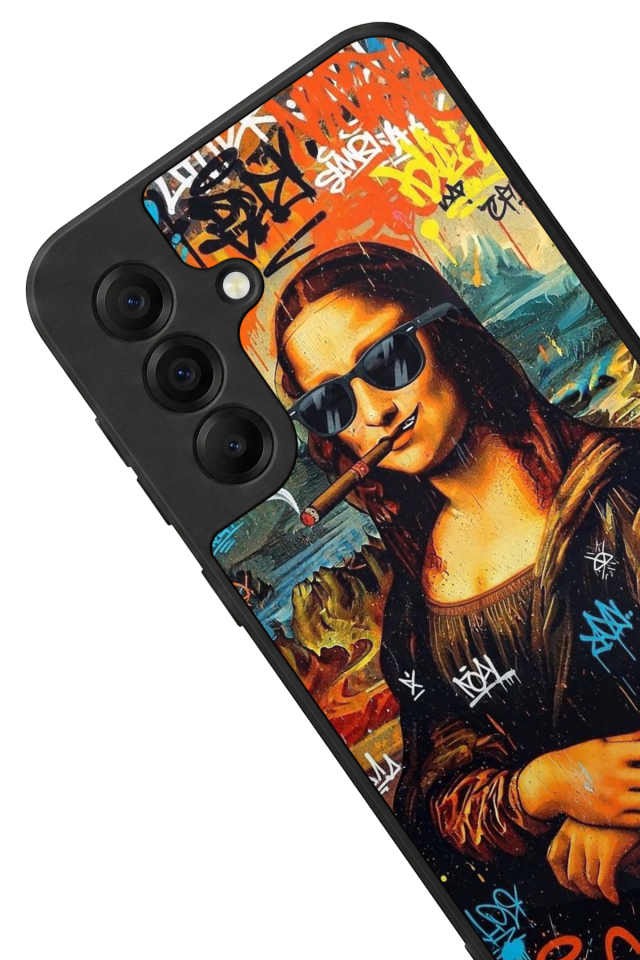 Samsung Galaxy A17 Uyumlu Monalisa Tasarımlı Glossy Premium Kılıf