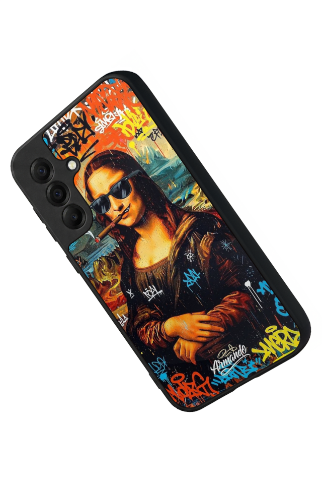 Samsung Galaxy A17 Uyumlu Monalisa Tasarımlı Glossy Premium Kılıf