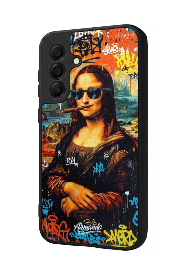 Samsung Galaxy A17 Uyumlu Monalisa Tasarımlı Glossy Premium Kılıf