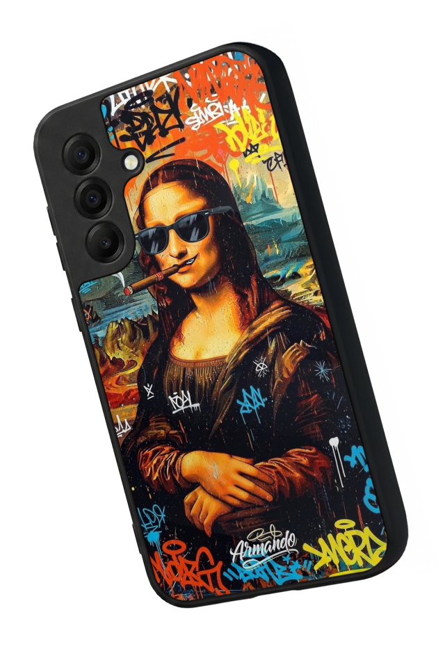 Samsung Galaxy A17 Uyumlu Monalisa Tasarımlı Glossy Premium Kılıf