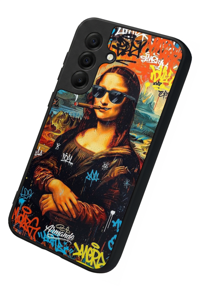 Samsung Galaxy A17 Uyumlu Monalisa Tasarımlı Glossy Premium Kılıf