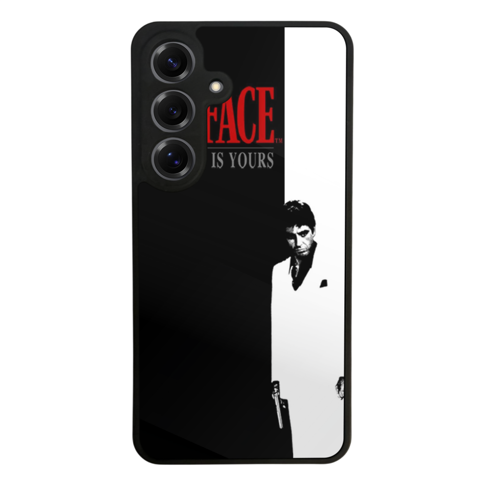 Samsung Galaxy S25 Uyumlu Scarface Tasarımlı Glossy Premium Kılıf