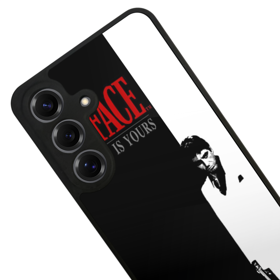 Samsung Galaxy S25 Uyumlu Scarface Tasarımlı Glossy Premium Kılıf