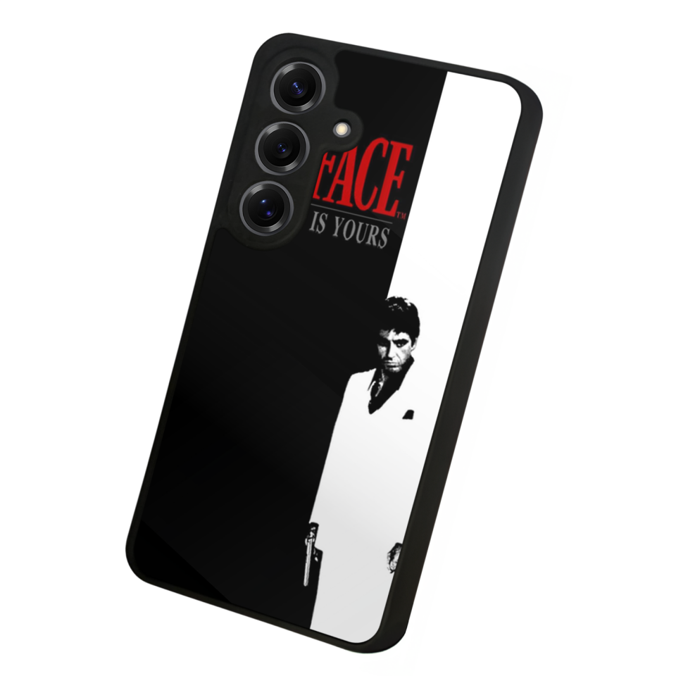 Samsung Galaxy S25 Uyumlu Scarface Tasarımlı Glossy Premium Kılıf