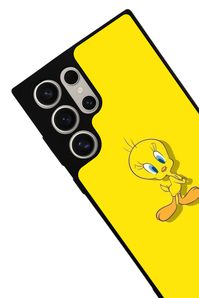 Samsung Galaxy S24 Ultra Uyumlu Tweety Tasarımlı Glossy Premium Kılıf
