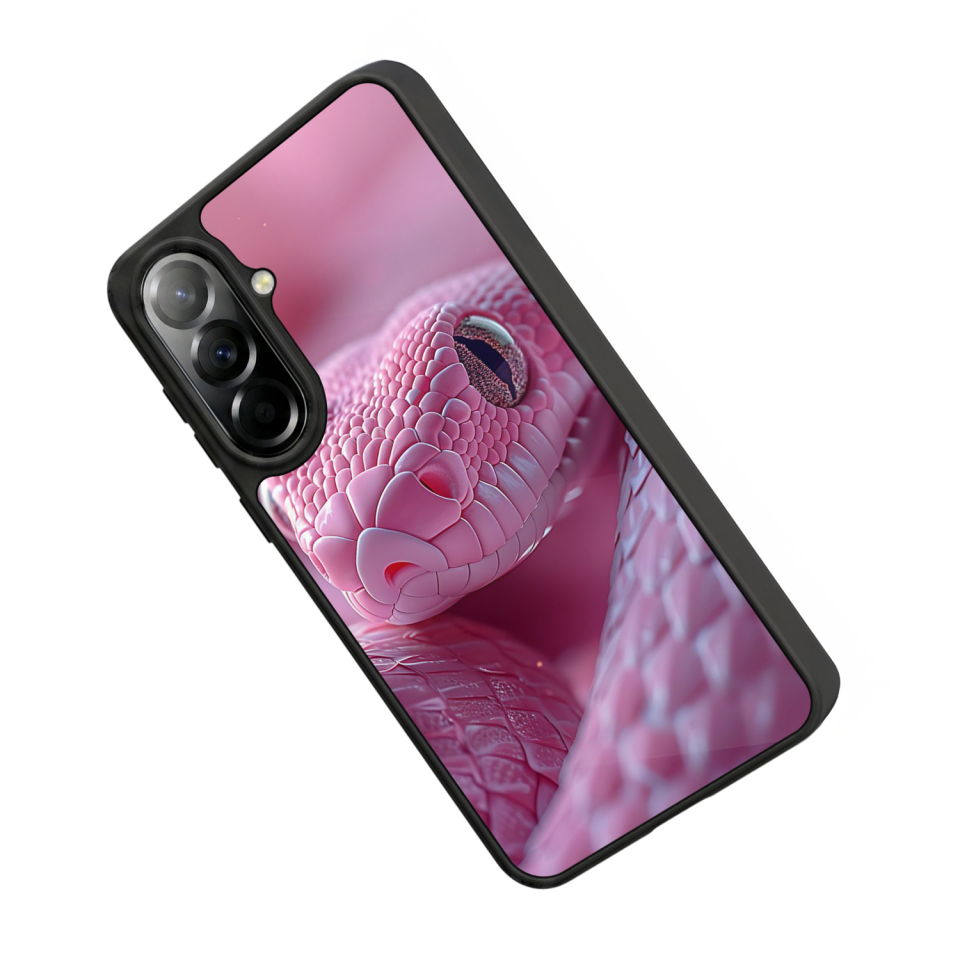 Samsung Galaxy A37 Uyumlu Yılan Tasarımlı Glossy Premium Kılıf