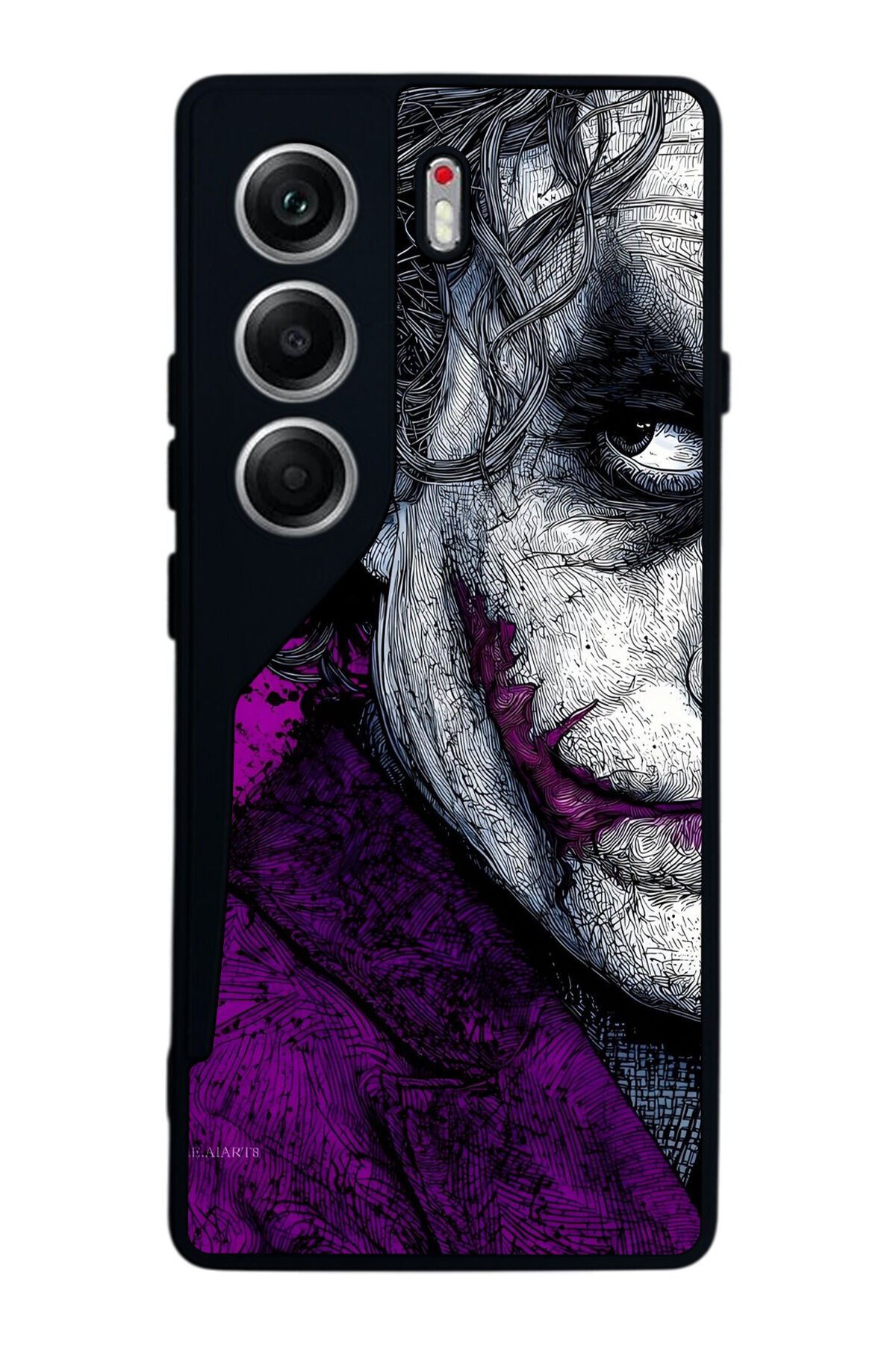 Tecno Camon 40 Uyumlu Joker Tasarımlı Glossy Premium Kılıf