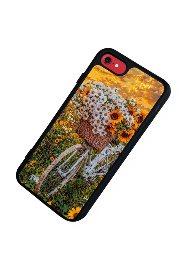 iPhone 7 Uyumlu Cicek Tasarımlı Glossy Premium Kılıf
