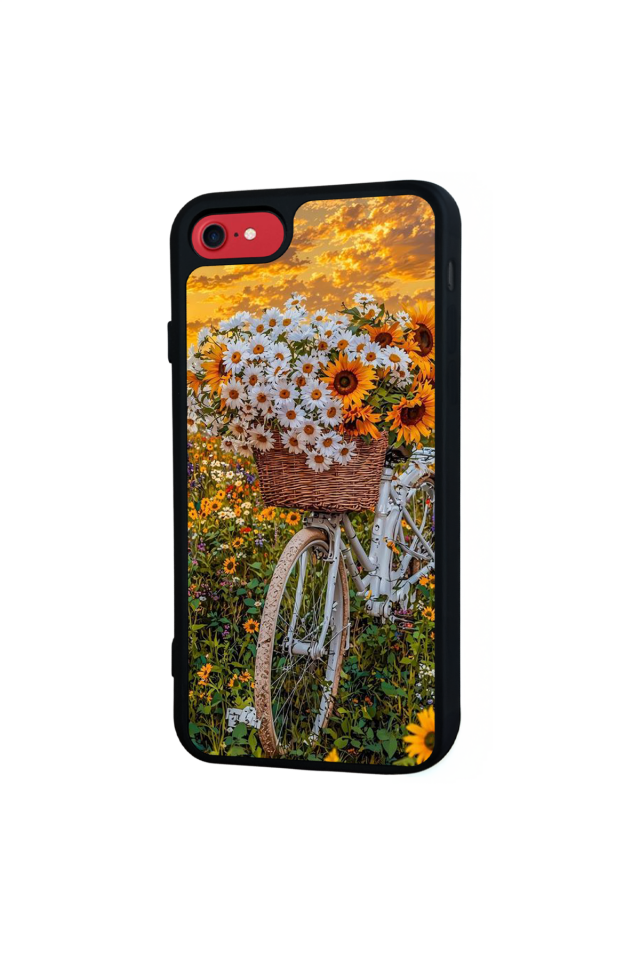 iPhone 7 Uyumlu Cicek Tasarımlı Glossy Premium Kılıf